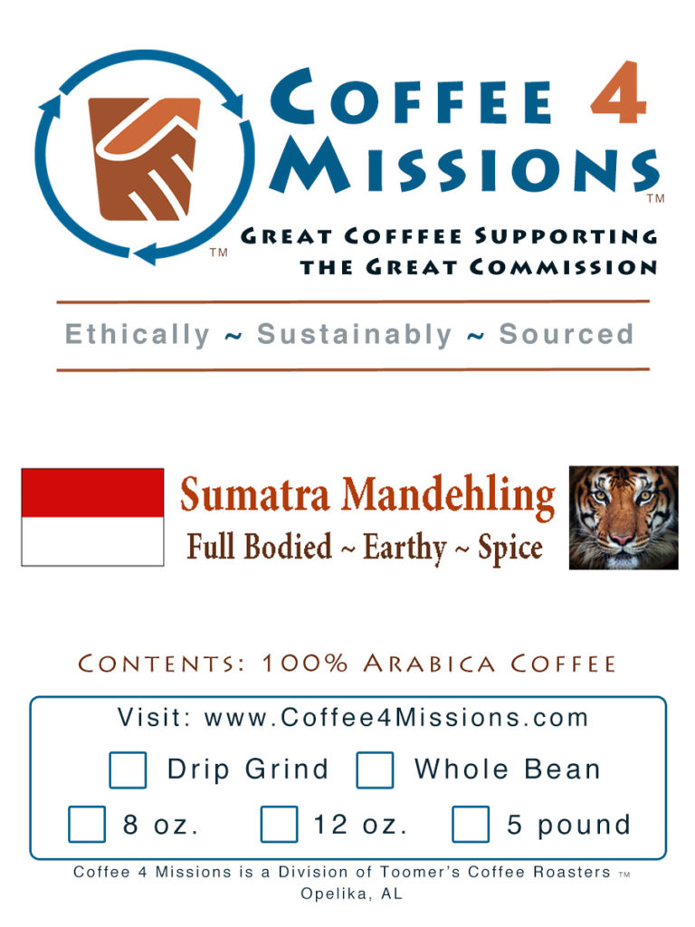 Sumatra Mandehling - 12 oz.