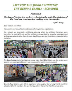 coffee 4 missions supports ministry and missions with your purchases of our coffee and supports the bernal famil with ecuadorian harvest