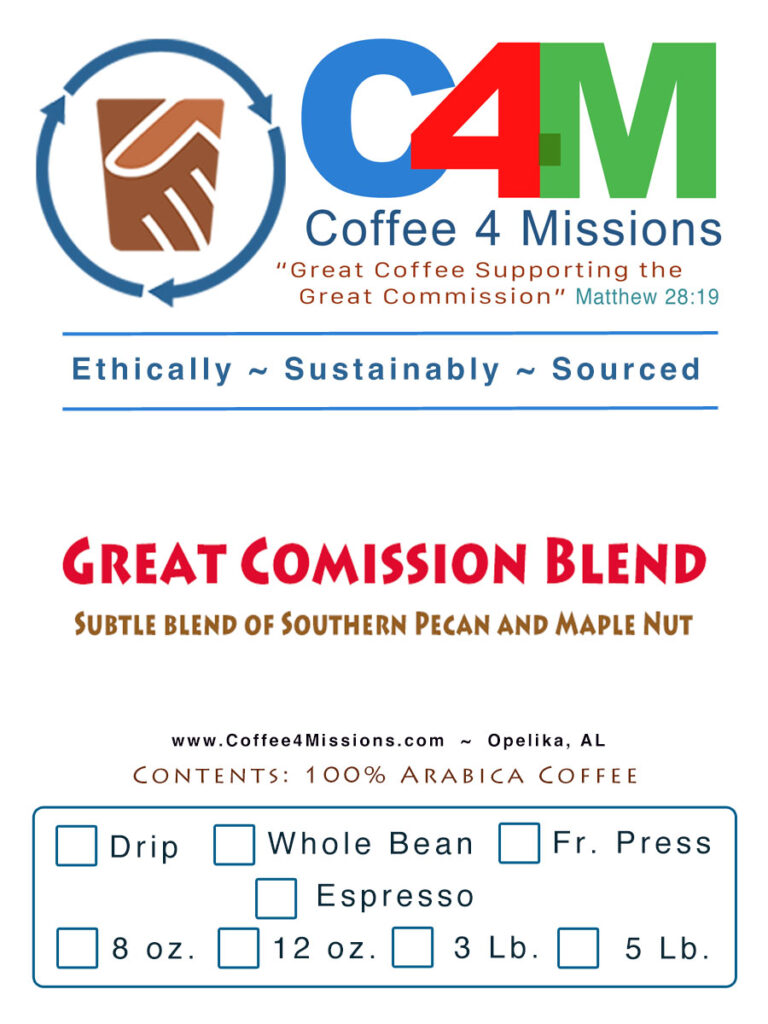 Great Commission Blend Flavored Coffee -12 oz.